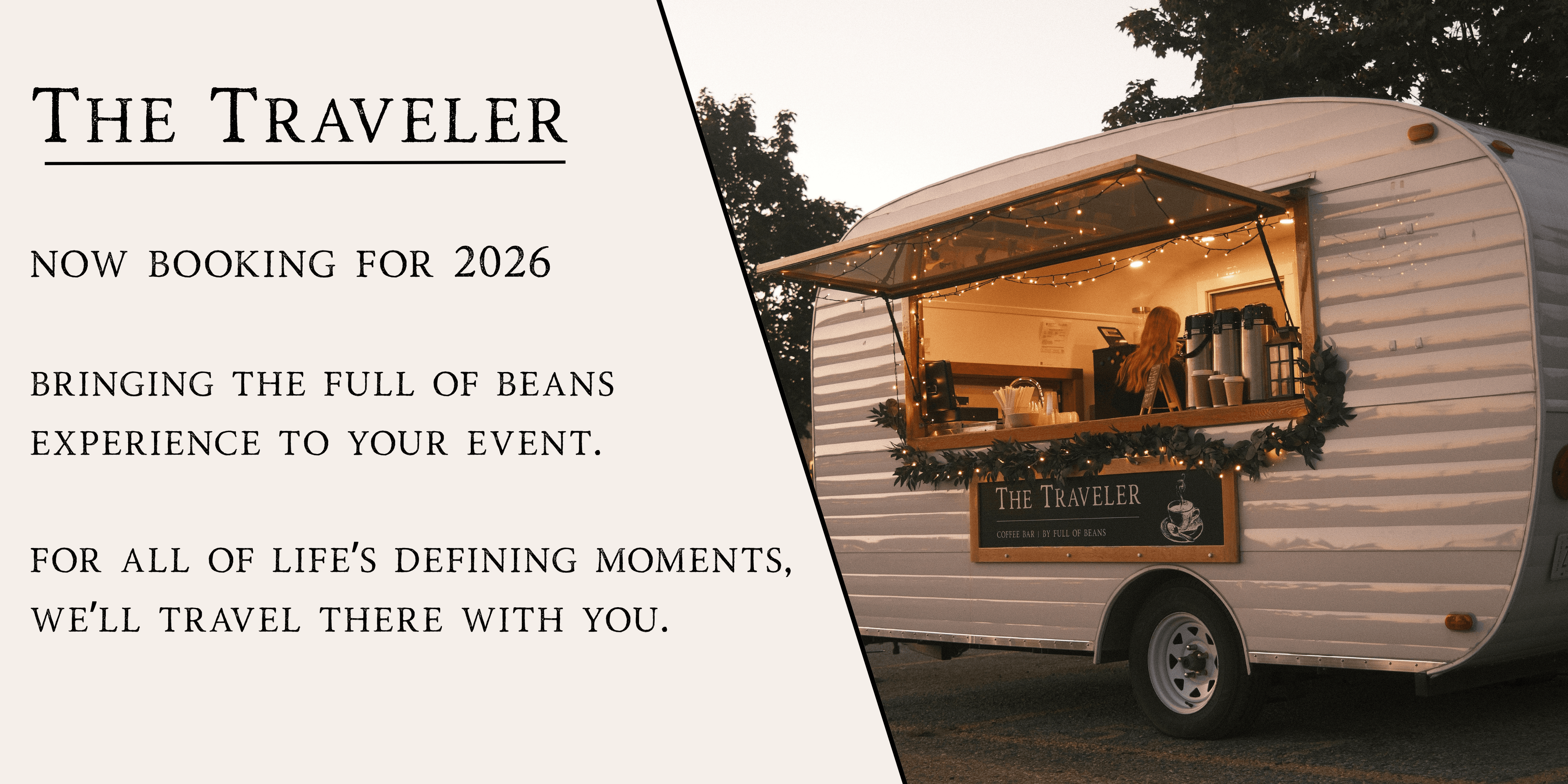 The Traveler - Mobile Coffee Bar
